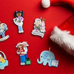 Collection image for: Personalized Baby & Kids Milestone Ornaments