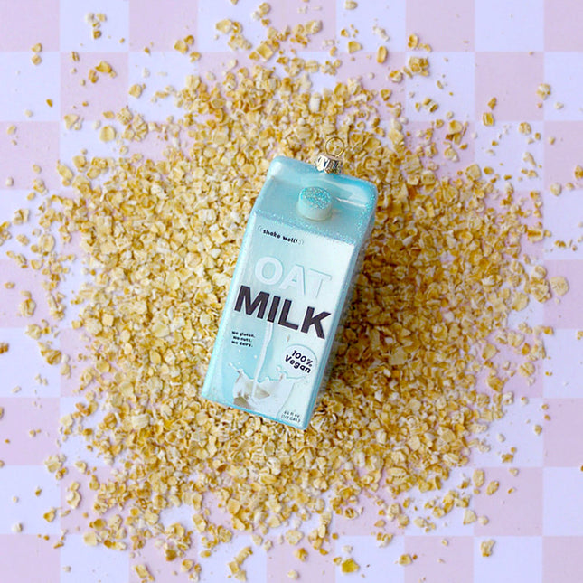 holiday personalized oat milk christmas ornament – Christmas ornament, holiday tree decoration or gift