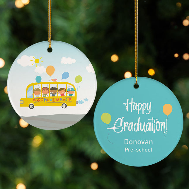 custom personalized super cute graduation christmas ornament – Christmas ornament, holiday tree decoration or gift