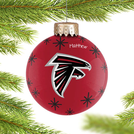 keepsake personalized atlanta falcons 2022 ball christmas ornament – Christmas ornament, holiday tree decoration or gift