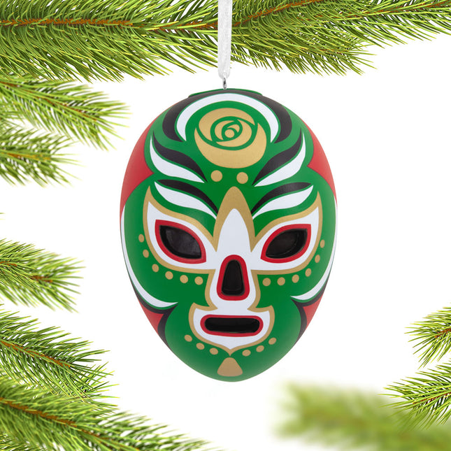 personalized hallmark mexican vida luchador mask christmas ornament – Christmas ornament, holiday tree decoration or gift