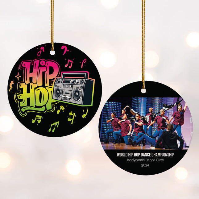 personalized personalized dance photo christmas ornament – Christmas ornament, holiday tree decoration or gift