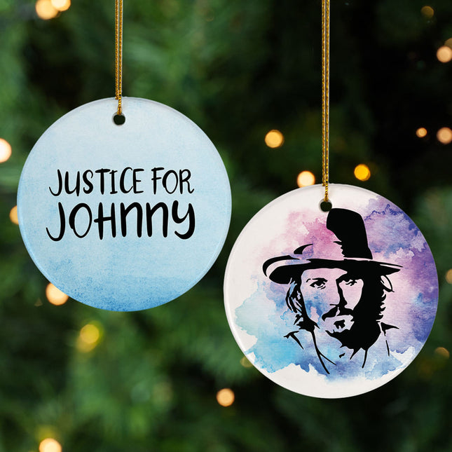 keepsake justice for johnny christmas ornament – Christmas ornament, holiday tree decoration or gift