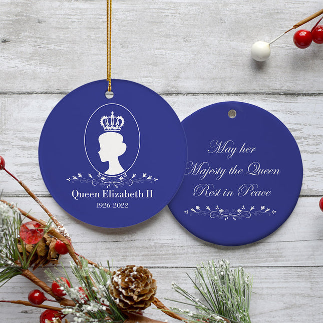 keepsake queen elizabeth legacy memorial christmas ornament – Christmas ornament, holiday tree decoration or gift