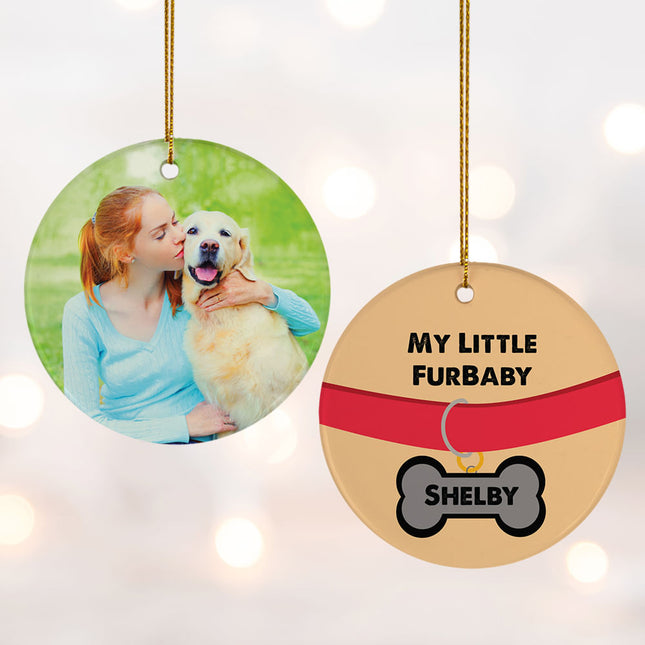 personalized personalized furbaby christmas ornament – Christmas ornament, holiday tree decoration or gift