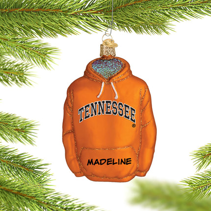 custom personalized university of tennessee hoodie sweatshirt christmas ornament – Christmas ornament, holiday tree decoratio