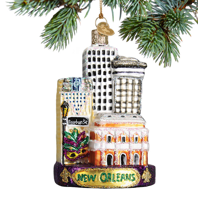 personalized new orleans christmas ornament – Christmas ornament, holiday tree decoration or gift