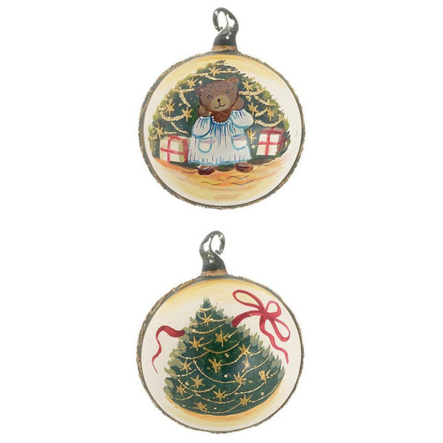 keepsake christmas tree teddy bear - blue dress christmas ornament – Christmas ornament, holiday tree decoration or gift