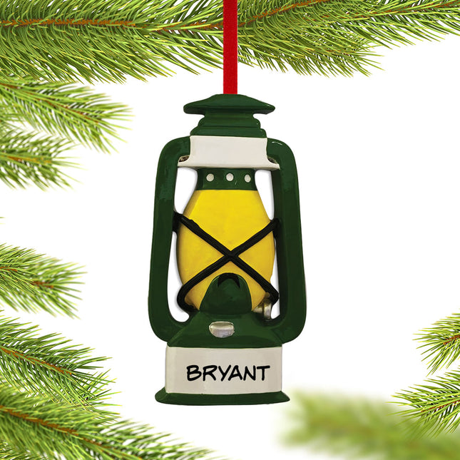 keepsake personalized camping lantern christmas ornament – Christmas ornament, holiday tree decoration or gift