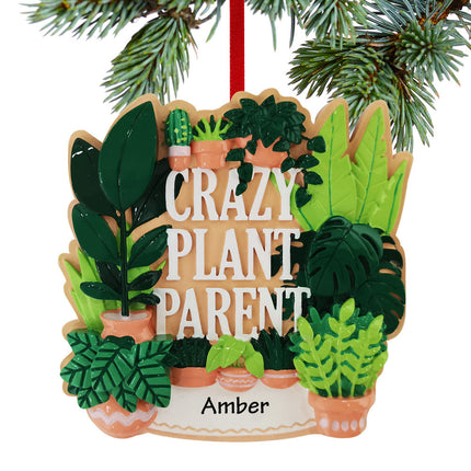 personalized personalized crazy plant parent christmas ornament – Christmas ornament, holiday tree decoration or gift