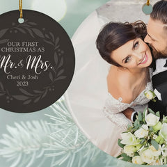 Collection image for: Personalized Custom Round Photo Ornaments