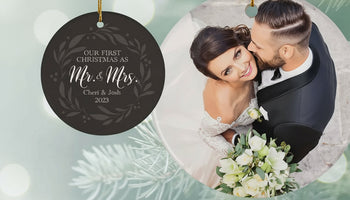 Personalized Custom Round Photo Ornaments