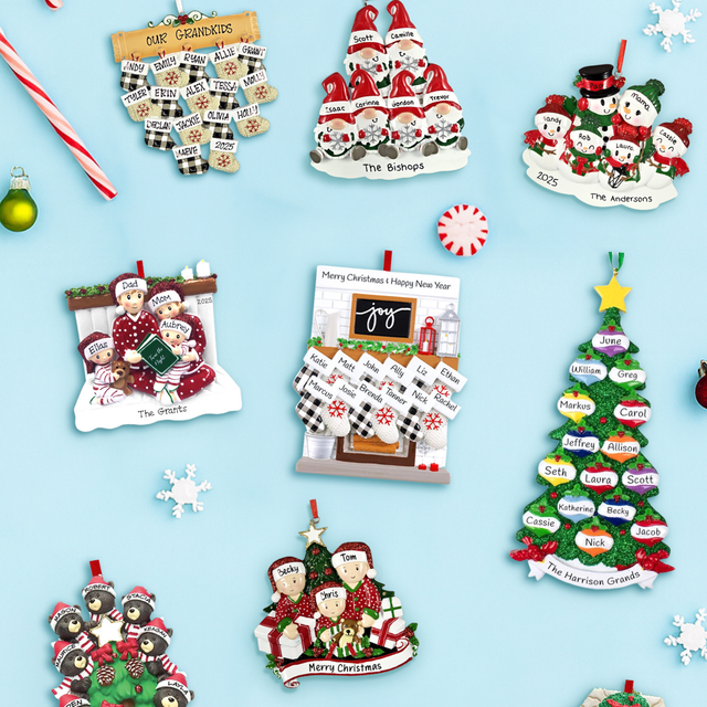 Family Christmas Ornaments