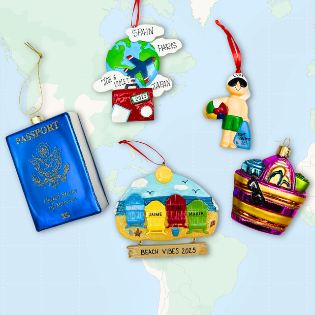 Travel Ornaments