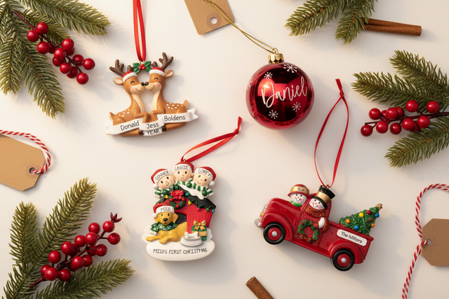 Personalized Ornaments & Photo Ornaments Collection