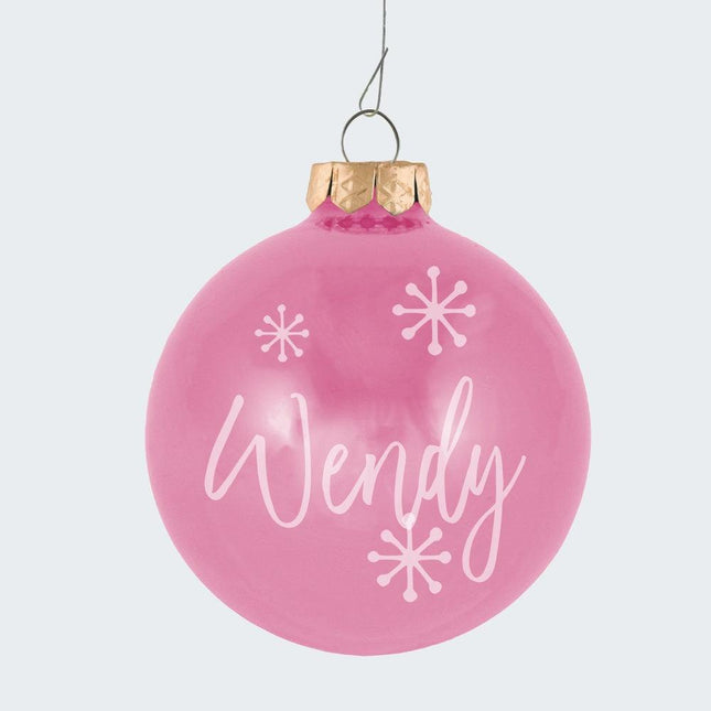October Rose Zircon Birthstone Ball Ornament created by KREBS and designed by Ornament Shop