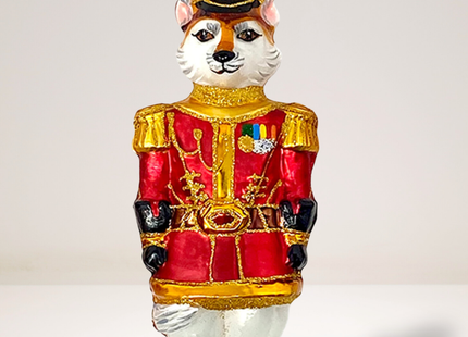 KRG Fox Polish Glass Ornament