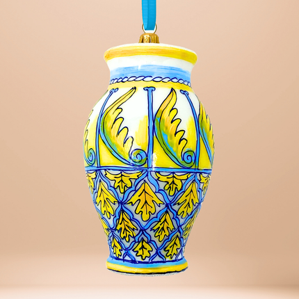 Salerno Vase Polish Glass Ornament