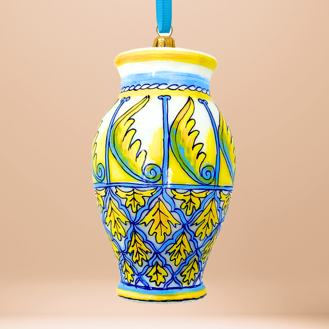 Salerno Vase Polish Glass Ornament