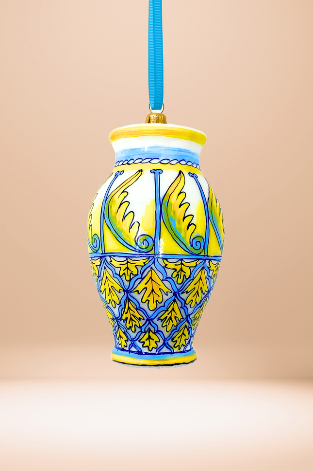 Salerno Vase Polish Glass Ornament