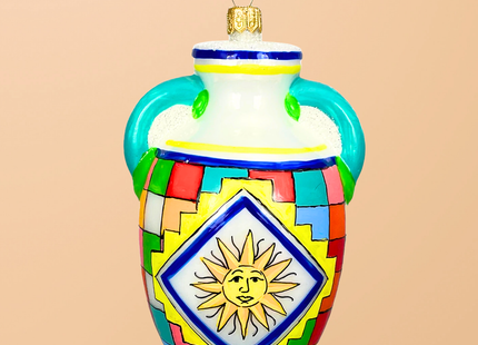 Vietri Sul Mare Vase Polish Glass Ornament