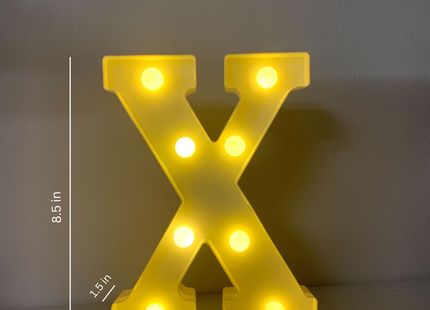 Letter Light | X