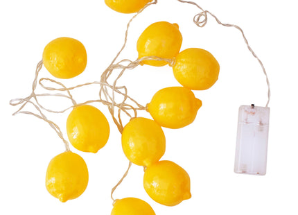 10 LED Battery Operated String Light with Lemon - Warm White