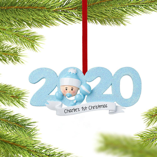 2020 Baby Boy's First Ornament created by ORNAMENT SHOP