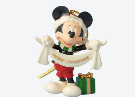 Disney Mickey Mouse Merry Christmas Ornament 2025