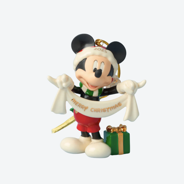 Disney Mickey Mouse Merry Christmas Ornament 2025