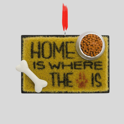 Dog Welcome Mat Licensed Ornament