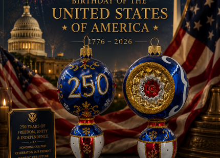 Commemorative USA 250th Birthday Ornament
