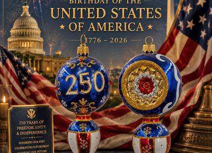 Commemorative USA 250th Birthday Ornament