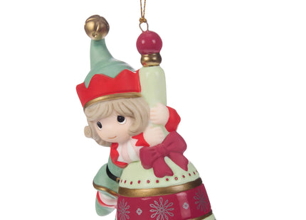 Precious Moments Christmas Elf Bell Ornament