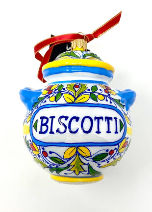 Italian Cookie Jar Holiday Polish Glass Christmas Ornament A designed by Kenzies of London and by Personalized Ornamentshop