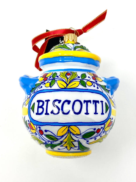 Italian Cookie Jar Holiday Polish Glass Christmas Ornament A designed by Kenzies of London and by Personalized Ornamentshop