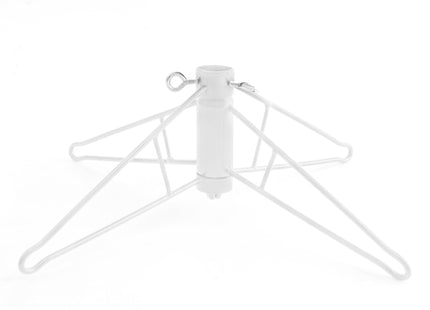 Pre-lit Slim Snow Flocked Atka Christmas Tree with Metal Stand and Instant Connect