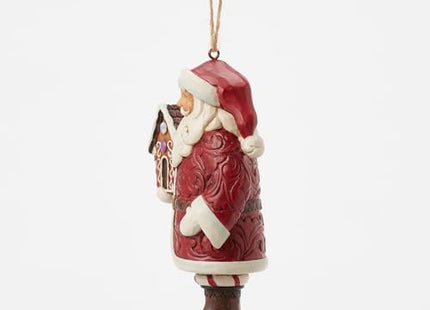 Gingerbread Santa Christmas Ornament