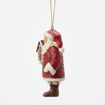 Gingerbread Santa Enesco Christmas Ornament