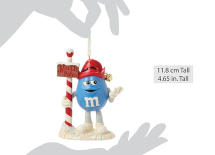 M&M Blue character elf Ornament