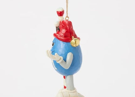 M&M Blue character elf Ornament