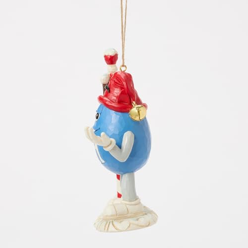 M&M Blue character elf Ornament