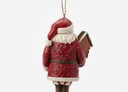 Gingerbread Santa Christmas Ornament