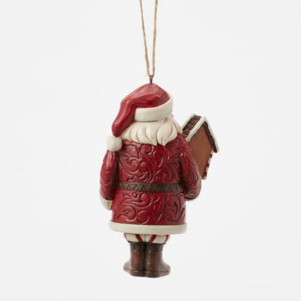 Gingerbread Santa Enesco Christmas Ornament