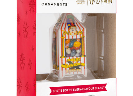 Personalized Bertie Bott's Every Flavour Beans Harry Potter Christmas ornament with custom year.