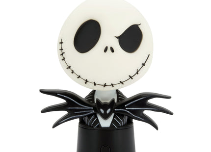 Jack Skellington light-up Christmas ornament from Disney Tim Burton's The Nightmare Before Christmas with black pinstripe suit, bat bow tie and wings