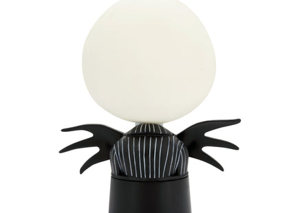 Jack Skellington light-up Christmas ornament from Disney Tim Burton's The Nightmare Before Christmas with black pinstripe suit, bat bow tie and wings
