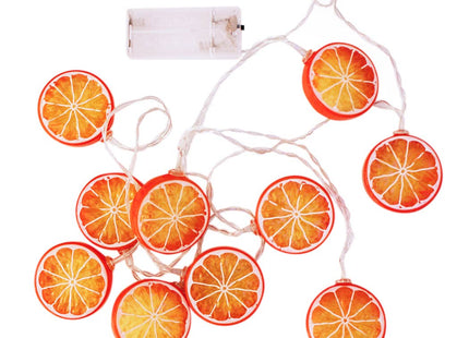 10 LED Battery Operated String Light with Orange - Warm White