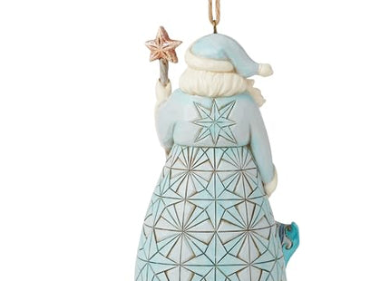 Jim Shore Heartwood Creek Coastal Santa Holding a Starfish Cane Ornament