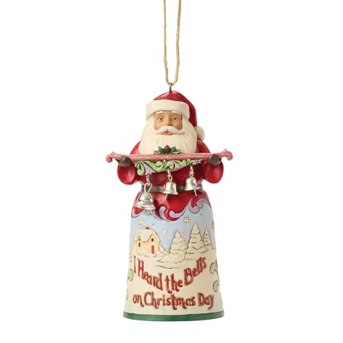 Santa I heard the Bells| Enesco Xmas Ornament